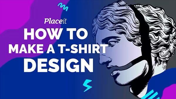 A YouTube thumbnail with a purple gradient background featuring a black-and-white illustration of a Greek face